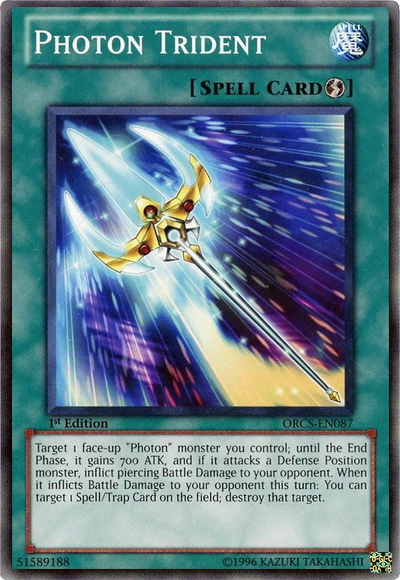 Photon Trident, Order of Chaos Sneak Peek Participation Card · ORCS-EN087