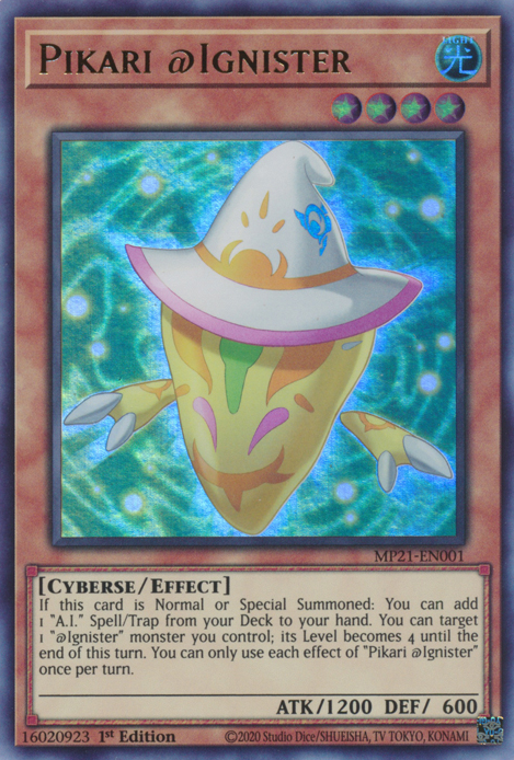 Pikari @Ignister, 2021 Tin of Ancient Battles · MP21-EN001