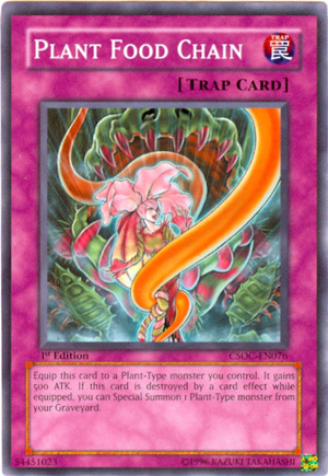 Plant Food Chain, Crossroads of Chaos Sneak Peek Participation Card · CSOC-EN076