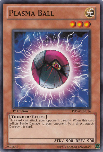 Plasma Ball, Photon Shockwave Sneak Peek Participation Card · PHSW-EN014