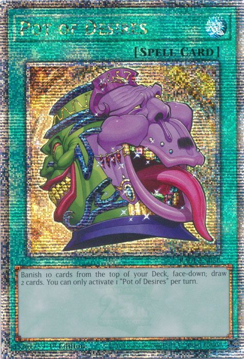 Pot of Desires, 25th Anniversary Rarity Collection · RA01-EN056