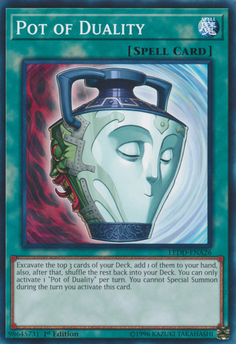 Pot of Duality, Legendary Dragon Decks · LEDD-ENA26