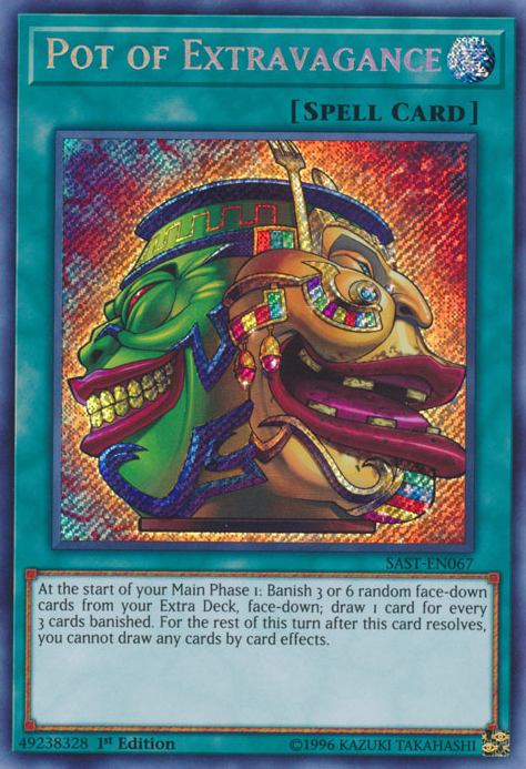 Pot of Extravagance, Savage Strike Sneak Peek Participation Card · SAST-EN067