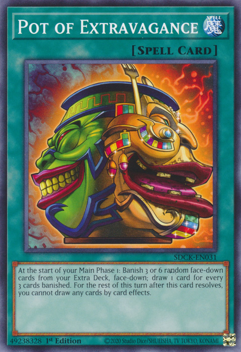 Pot of Extravagance, Structure Deck: The Crimson King · SDCK-EN031