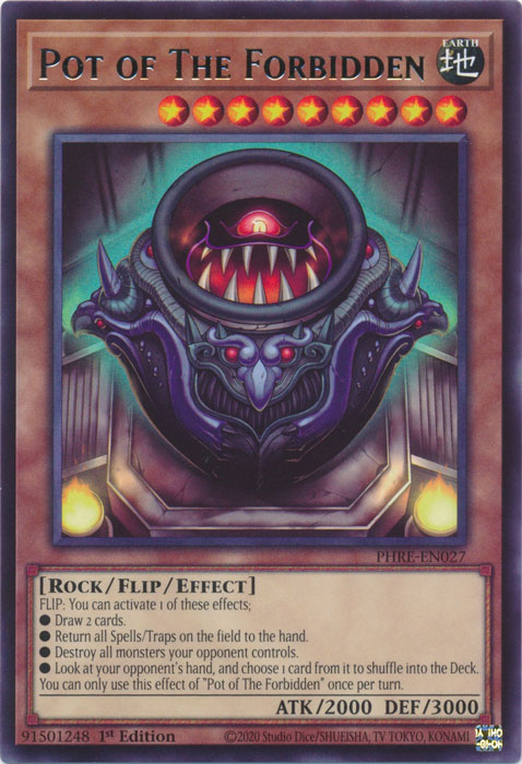 Pot of The Forbidden, Phantom Revenge · PHRE-EN027