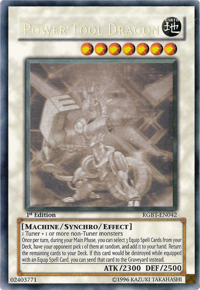 Power Tool Dragon, Duelist Pack Collection Tin 2009 · RGBT-EN042