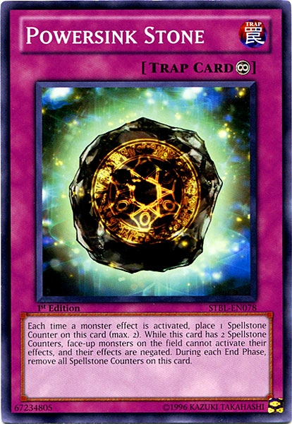 Powersink Stone, Starstrike Blast Sneak Peek Participation Card · STBL-EN078