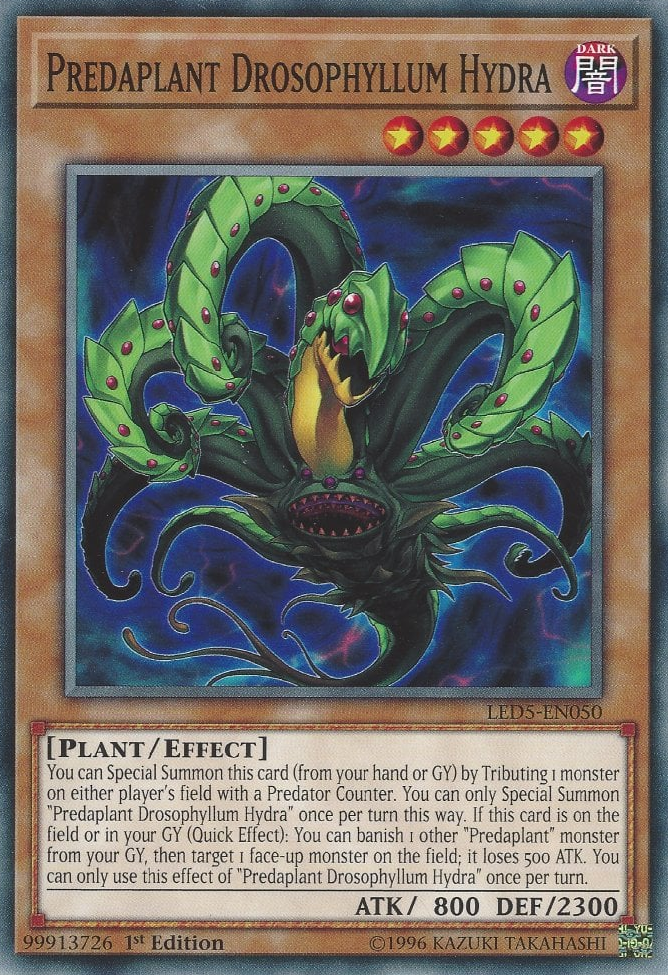Predaplant Drosophyllum Hydra, Legendary Duelists: Immortal Destiny · LED5-EN050