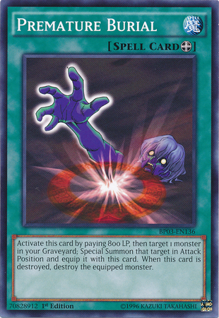 Premature Burial, Battle Pack 3: Monster League · BP03-EN136