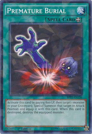 Premature Burial, Battle Pack 3: Monster League · BP03-EN136