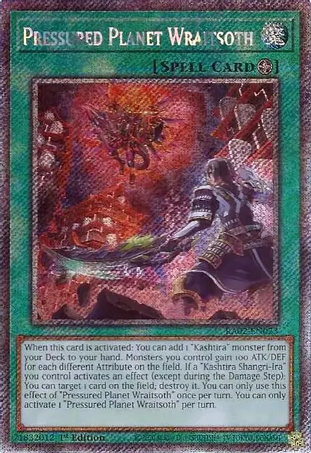 Pressured Planet Wraitsoth, 25th Anniversary Rarity Collection II · RA02-EN073