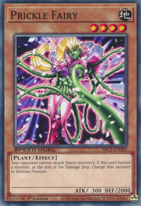 Prickle Fairy, Speed Duel: Streets of Battle City · SBC1-END05