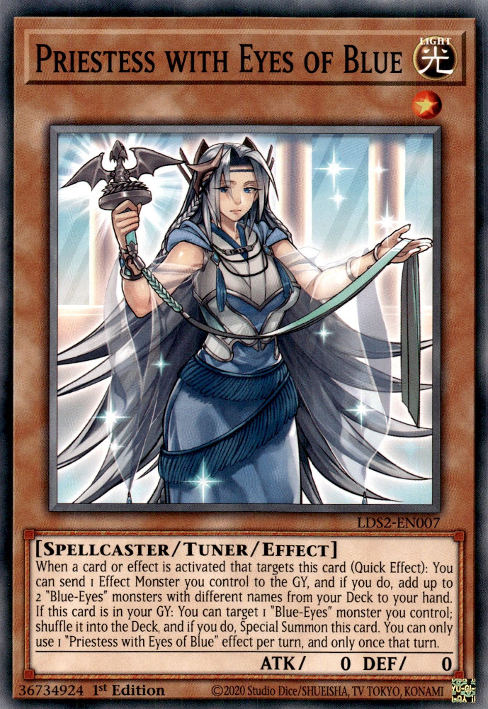 Priestess with Eyes of Blue, Legendary Duelists: Season 2 · LDS2-EN007