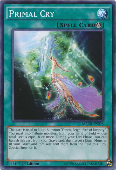 Primal Cry, Maximum Crisis Sneak Peek Participation Card · MACR-EN098