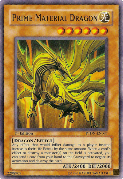 Prime Material Dragon, Phantom Darkness Sneak Peek Participation Card · PTDN-EN087