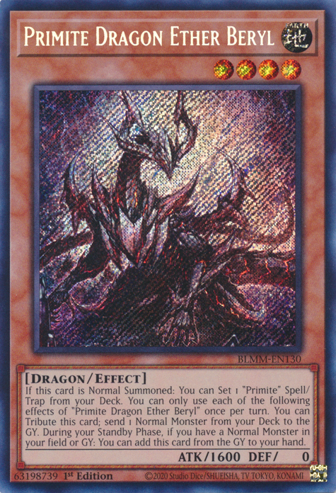 Primite Dragon Ether Beryl, Battles of Legend: Monster Mayhem · BLMM-EN130