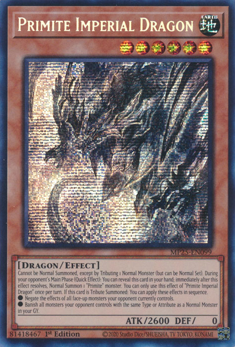 Primite Imperial Dragon, 2025 Mega-Pack Tin · MP25-EN099