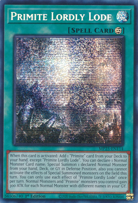 Primite Lordly Lode, 2025 Mega-Pack Tin · MP25-EN114