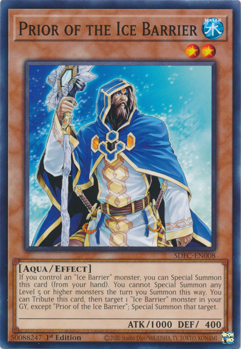 Prior of the Ice Barrier, Structure Deck: Freezing Chains · SDFC-EN008