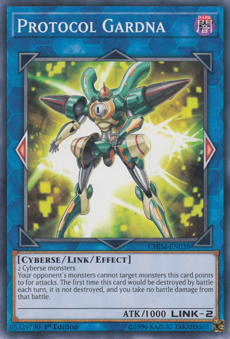 Protocol Gardna, Chaos Impact Sneak Peek Participation Card · CHIM-EN038