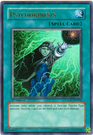 Psychokinesis, Crossroads of Chaos Sneak Peek Participation Card · CSOC-EN056
