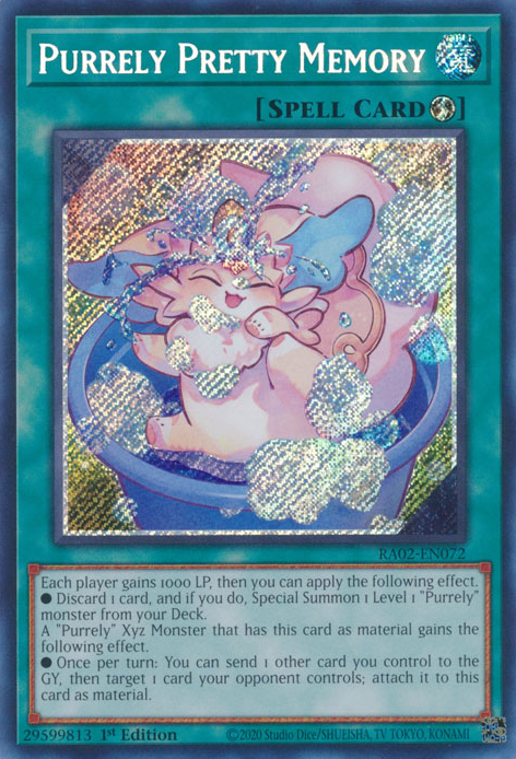 Purrely Pretty Memory, 25th Anniversary Rarity Collection II · RA02-EN072