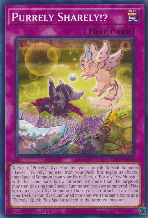 Purrely Sharely!?, Duelist Nexus · DUNE-EN075