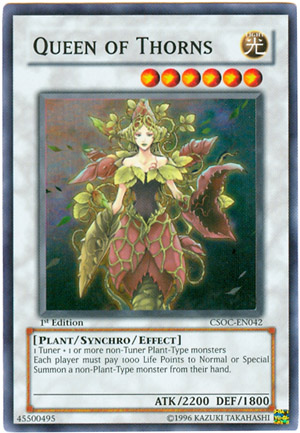 Queen of Thorns, Crossroads of Chaos Sneak Peek Participation Card · CSOC-EN042