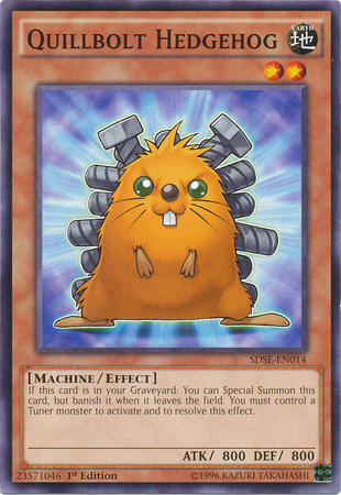 Quillbolt Hedgehog, Synchron Extreme Structure Deck · SDSE-EN014
