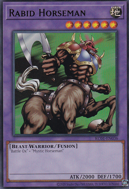 Rabid Horseman, 25th Anniversary Ultimate Kaiba Set · KC01-EN036