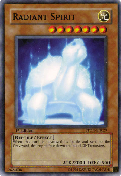 Radiant Spirit, Strike of Neos Sneak Peek Participation Card · STON-EN029