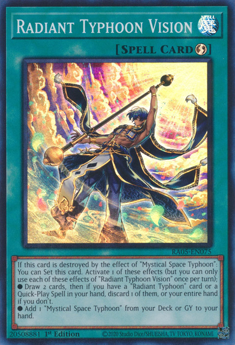 Radiant Typhoon Vision, Rarity Collection 5 · RA05-EN075