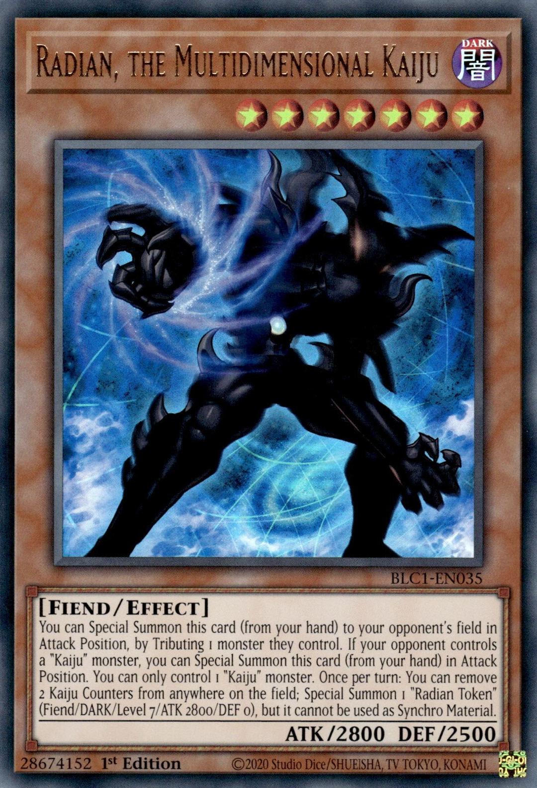 Radian, the Multidimensional Kaiju, Battles of Legend: Chapter 1 · BLC1-EN035