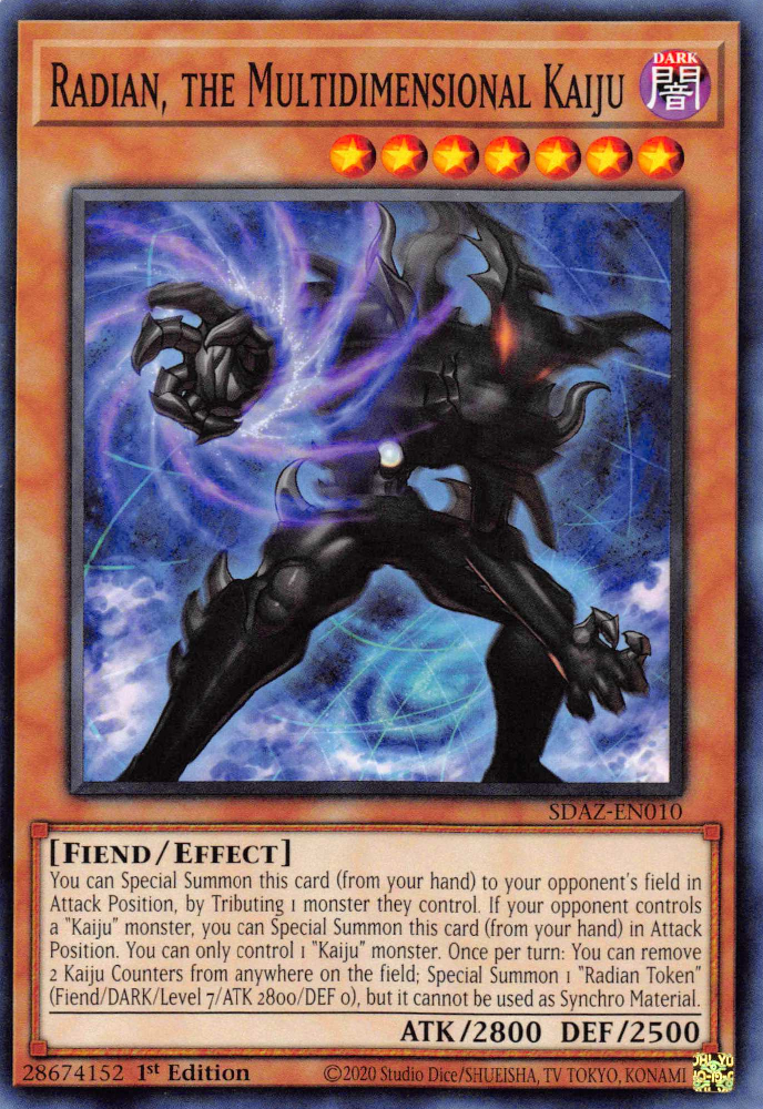 Radian, the Multidimensional Kaiju, Structure Deck: Albaz Strike · SDAZ-EN010
