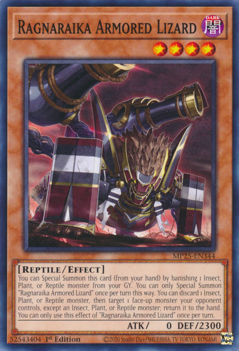 Ragnaraika Armored Lizard, 2025 Mega-Pack Tin · MP25-EN344