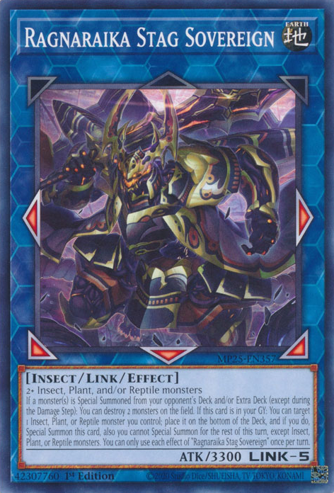 Ragnaraika Stag Sovereign, 2025 Mega-Pack Tin · MP25-EN357