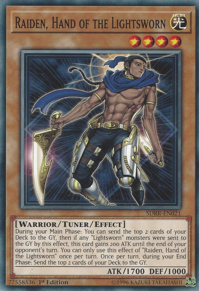 Raiden, Hand of the Lightsworn, Structure Deck: Rokket Revolt · SDRR-EN021