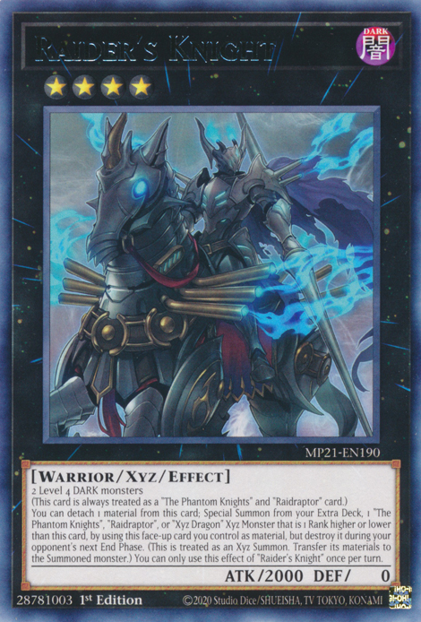 Raider's Knight, 2021 Tin of Ancient Battles · MP21-EN190