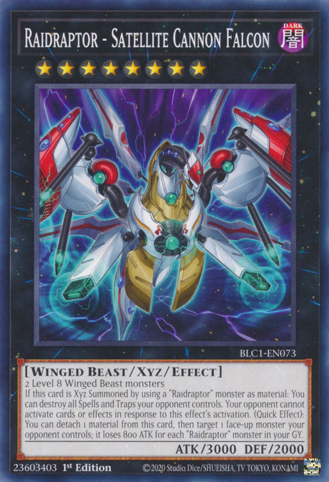 Raidraptor - Satellite Cannon Falcon, Battles of Legend: Chapter 1 · BLC1-EN073