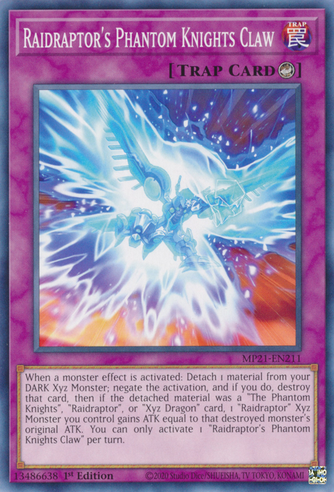 Raidraptor's Phantom Knights Claw, 2021 Tin of Ancient Battles · MP21-EN211