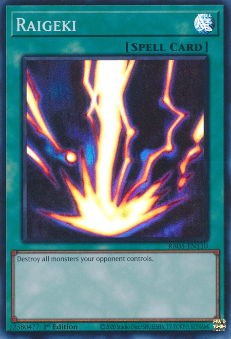 Raigeki, Rarity Collection 5 · RA05-EN110