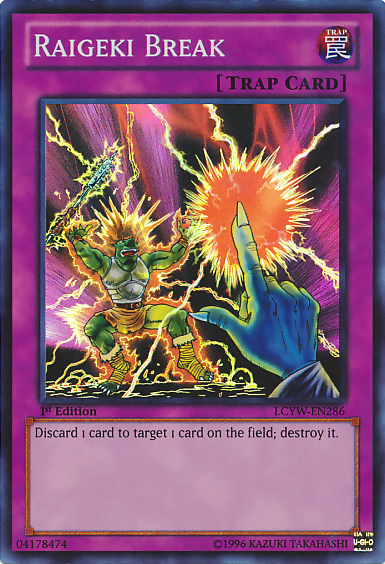 Raigeki Break, Legendary Collection 3: Yugi's World Mega Pack · LCYW-EN286