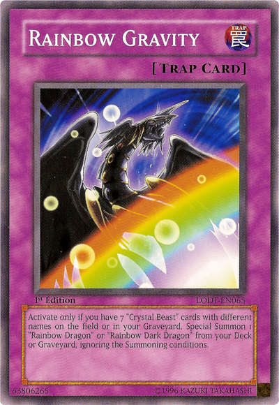 Rainbow Gravity, Light of Destruction Sneak Peek Participation Card · LODT-EN065