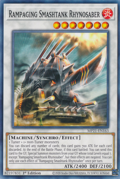 Rampaging Smashtank Rhynosaber, 2021 Tin of Ancient Battles · MP21-EN163