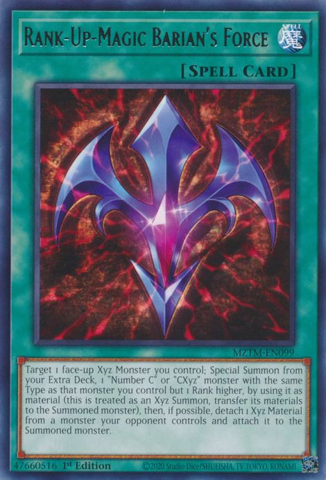 Rank-Up-Magic Barian's Force, Maze of the Master · MZTM-EN099