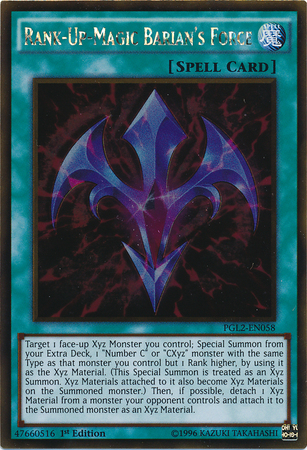 Rank-Up-Magic Barian's Force, Premium Gold: Return of the Bling · PGL2-EN058