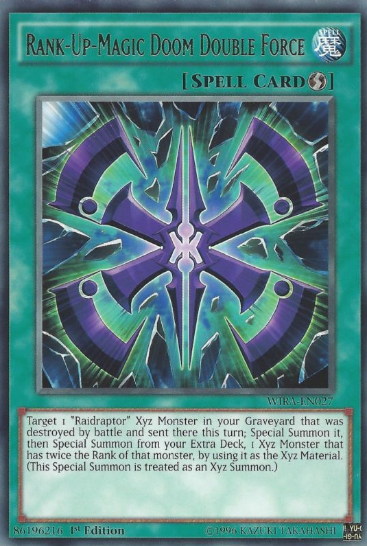Rank-Up-Magic Doom Double Force, Wing Raiders · WIRA-EN027