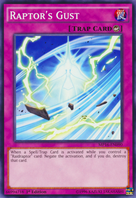 Raptor's Gust, 2016 Mega-Tin Mega Pack · MP16-EN090