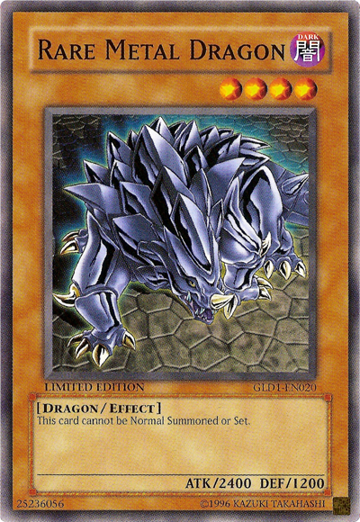 Rare Metal Dragon, Gold Series · GLD1-EN020