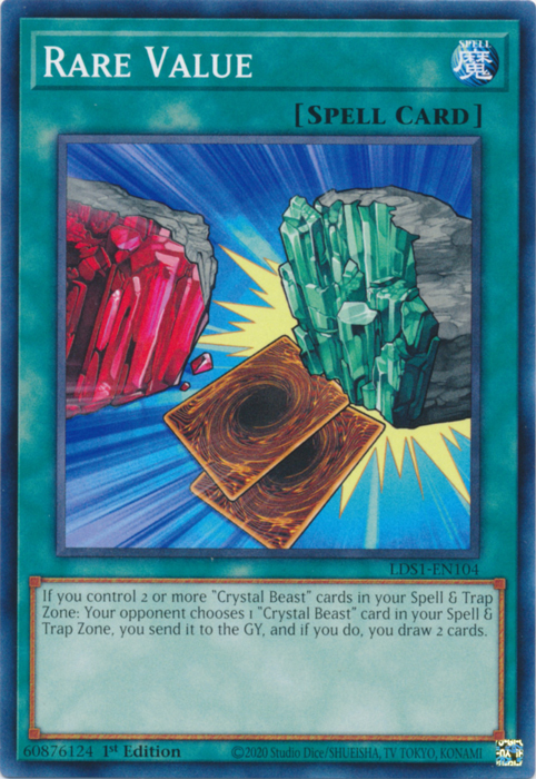Rare Value, Legendary Duelists: Season 1 · LDS1-EN104